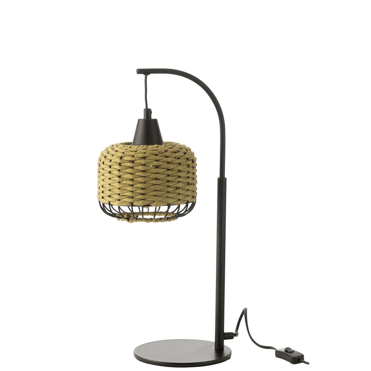 J-Line Lampe Lanterne Métal Vert