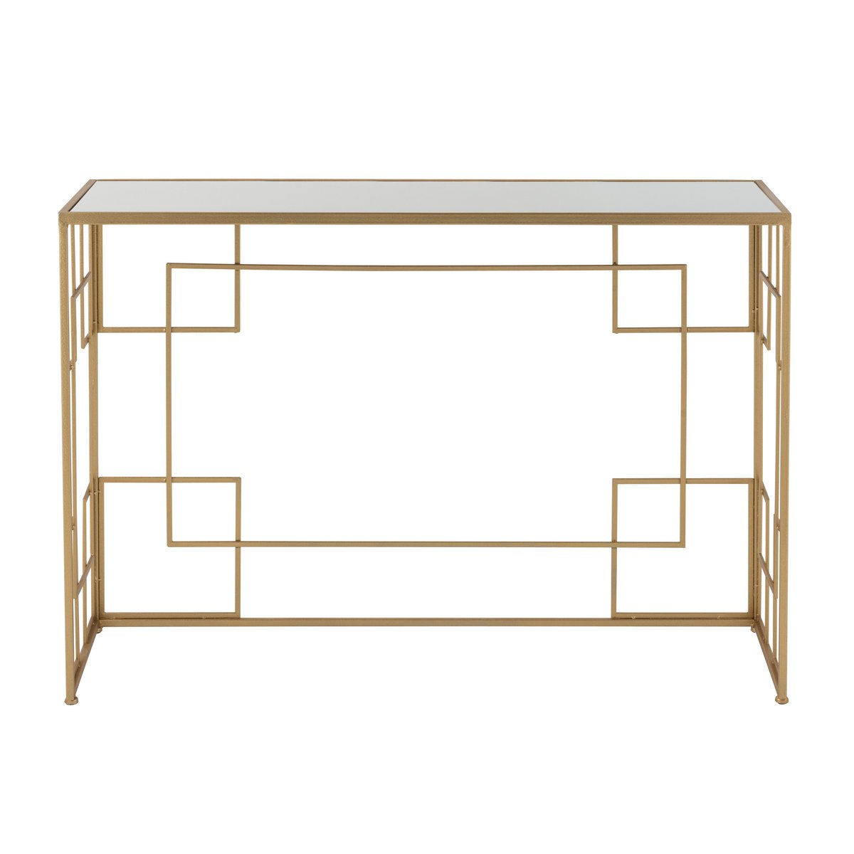 J-Line Console Lines Métal/Verre Or