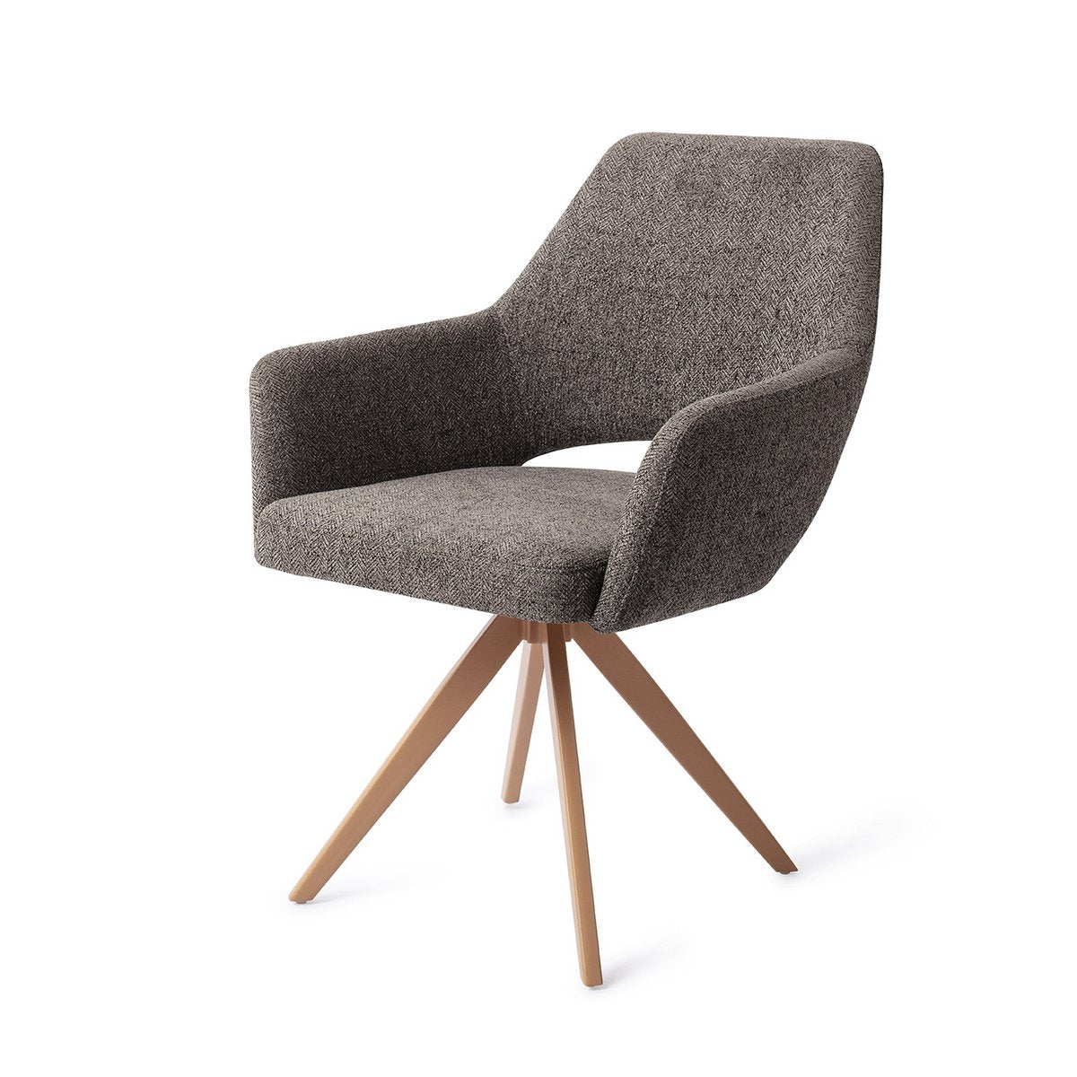 Jesper Home Yanai Chaise de salle à manger Turn Peach