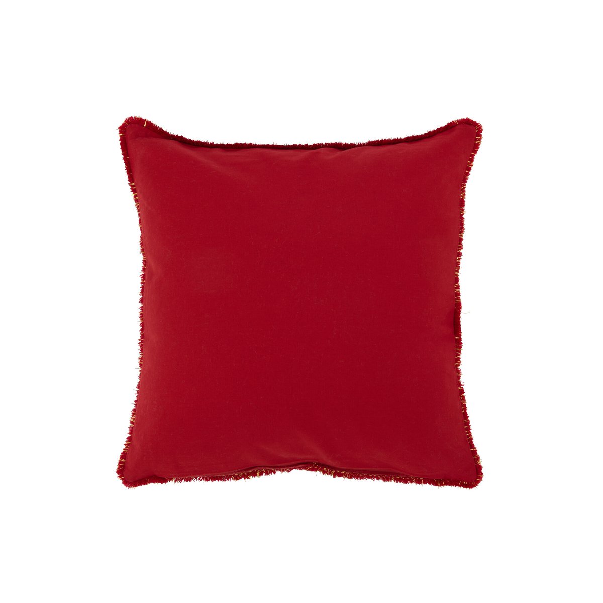 Coussin J-Line Arbre - textile - rouge/or