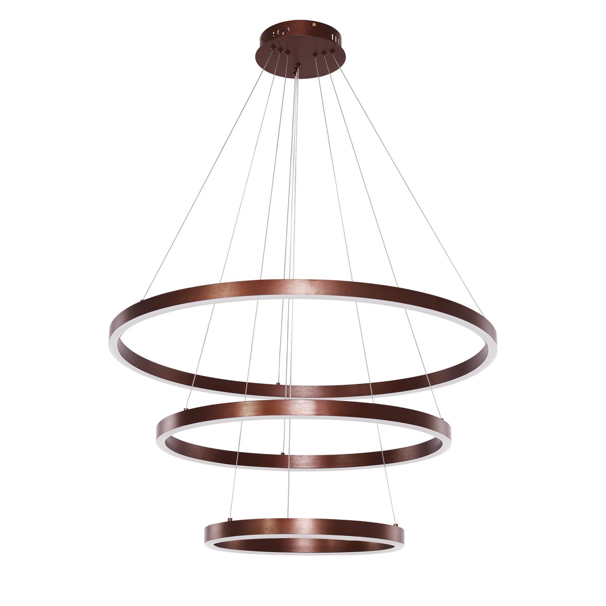 La lampe suspendue neo café | 3 ring 40 + 60 + 80 cm