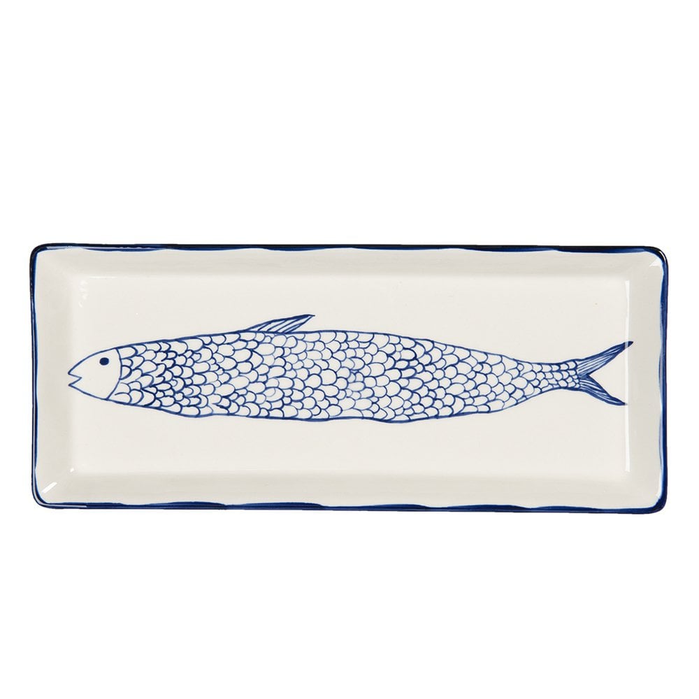 Plat de service Beige, Céramique 30x12x2 cm