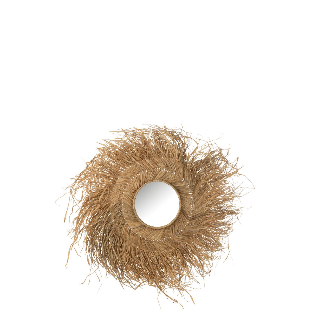 J -line Mirror Round - Grass - Natural - Ø 90 cm