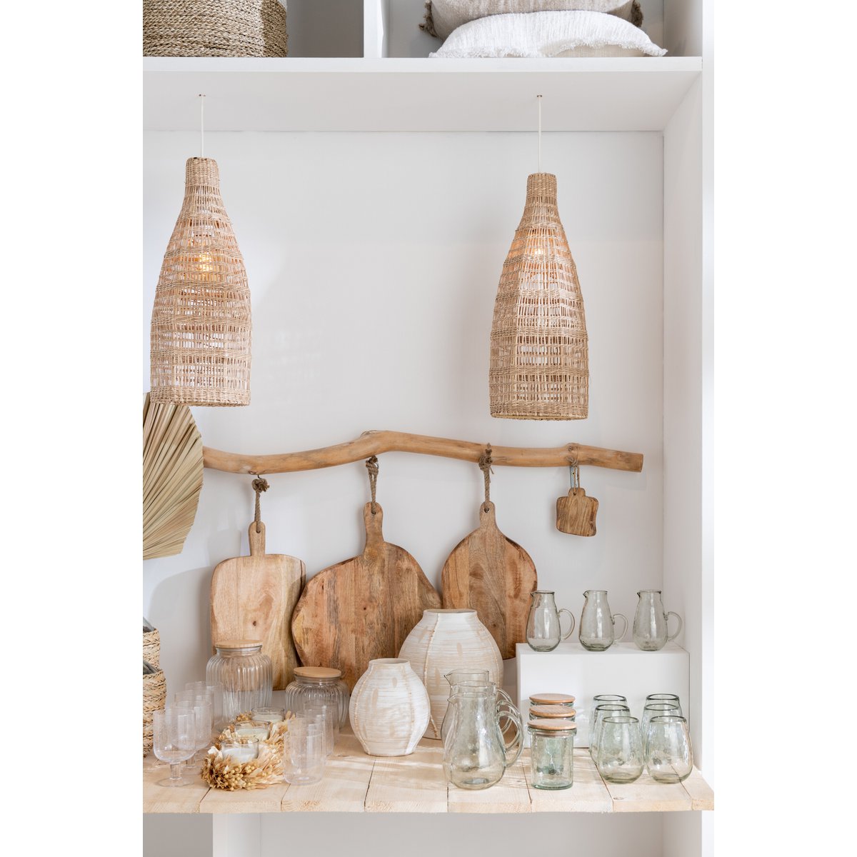Vase J-Line Rond Grès - céramique - beige - petit