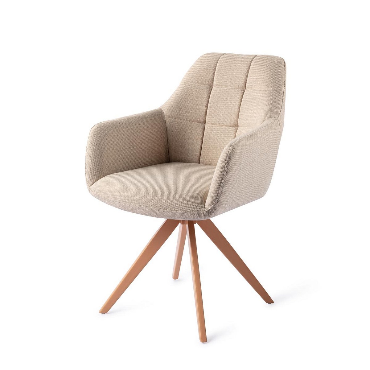 Jesper Home Noto Chaise de salle à manger Turn Peach
