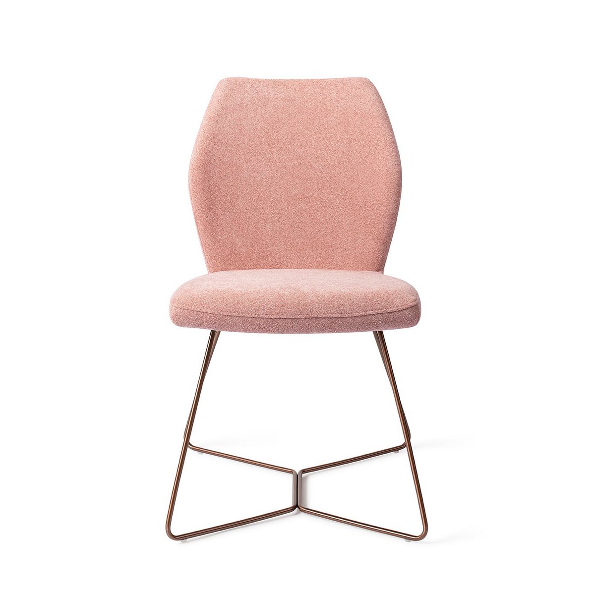 Jesper Home Ikata Chaise de salle à manger Beehive Rose