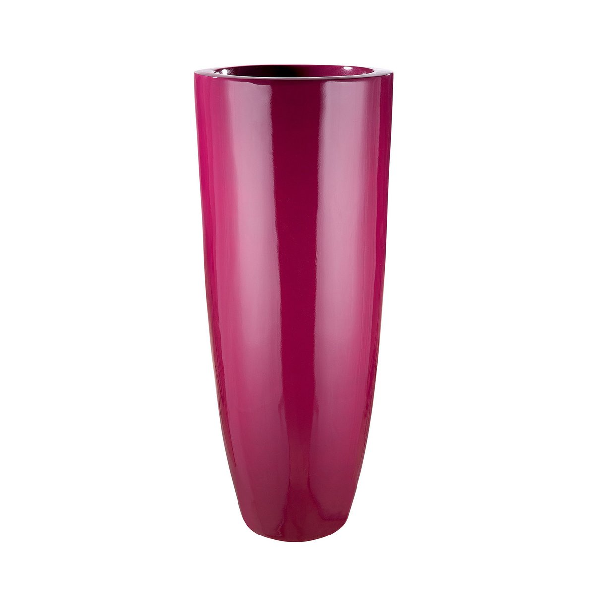 Jardinière en fibre de verre « Cône »