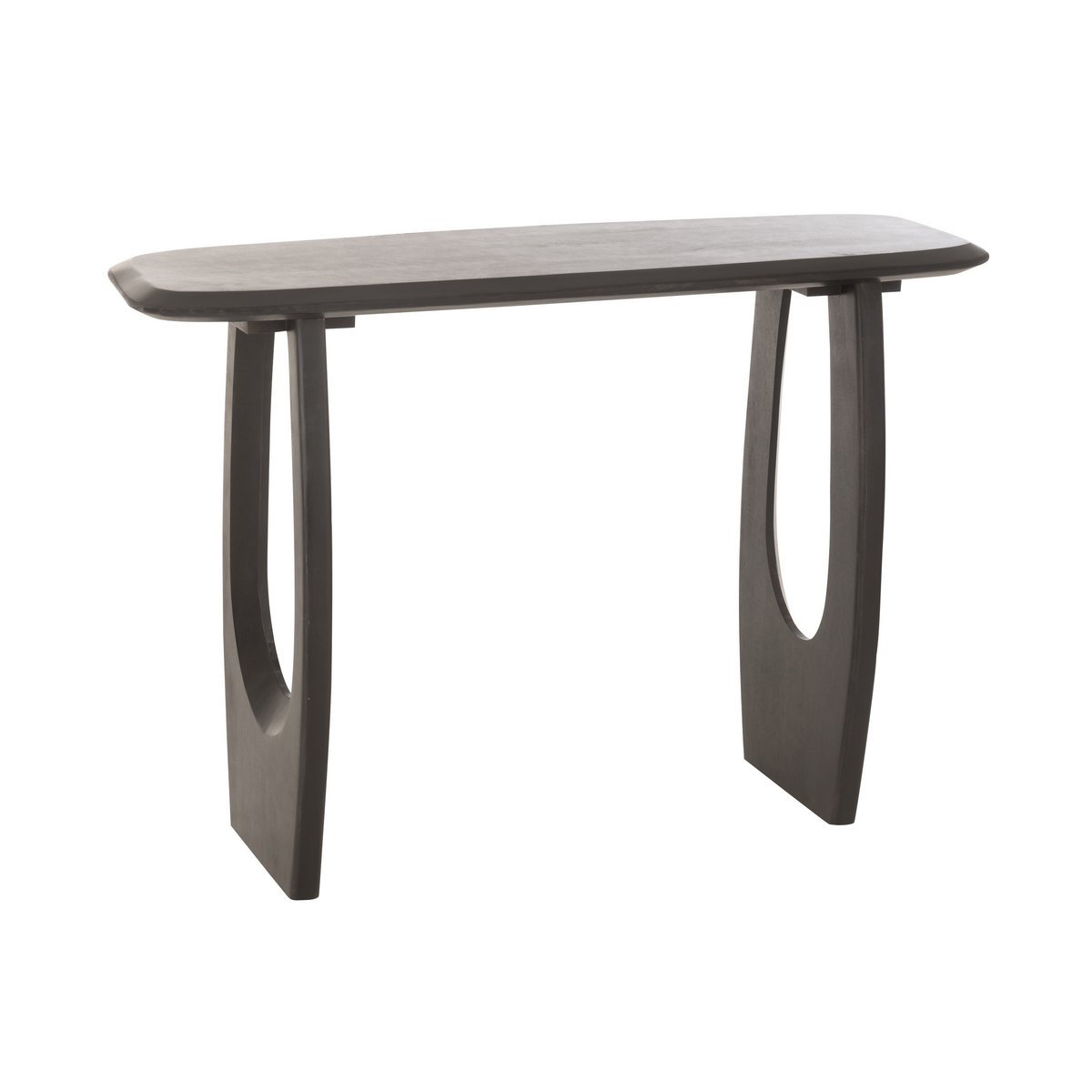 Console J-Line Mark en bois de manguier noir