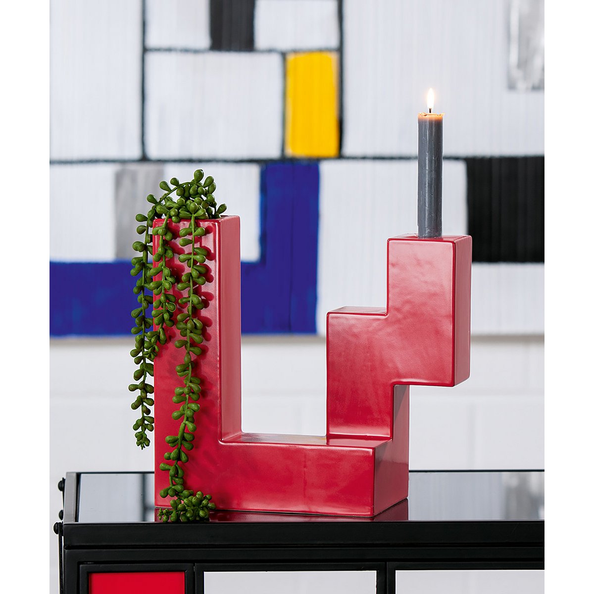 Vase bougeoir Patras, hauteur 25,6 cm