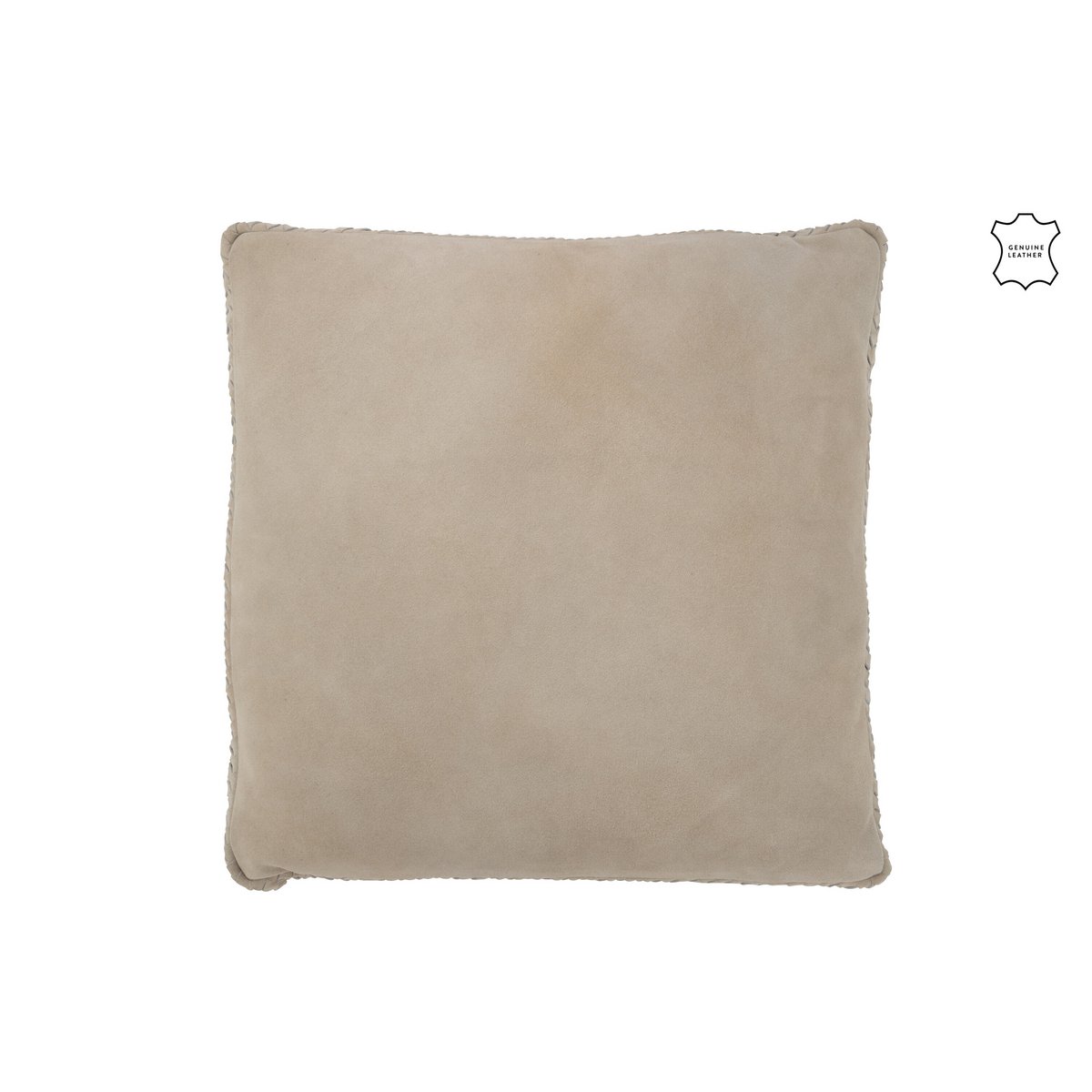 Coussin J-Line Tissé - cuir - gris - accessoires pour la maison