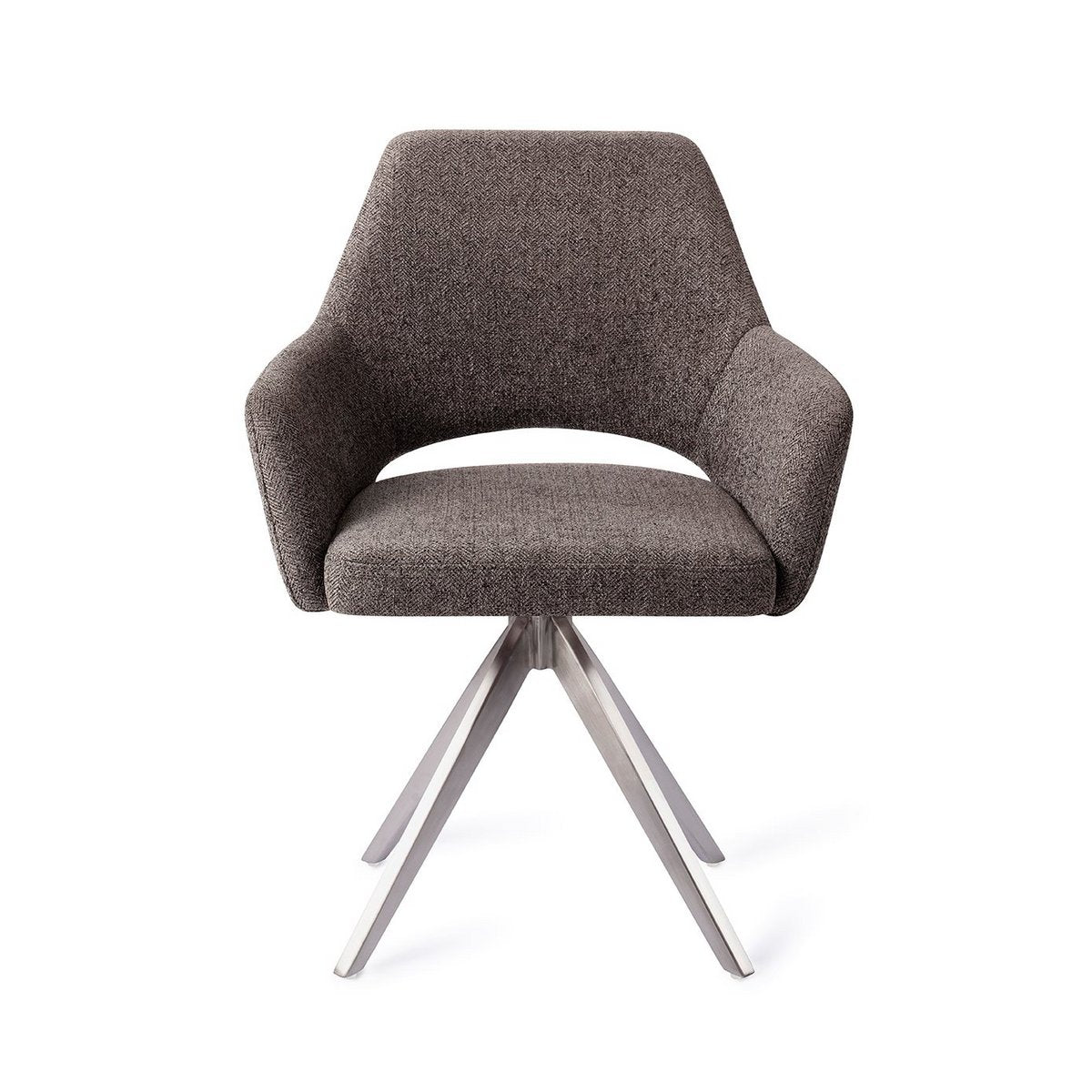 Jesper Home Yanai Chaise de salle à manger Turn Steel