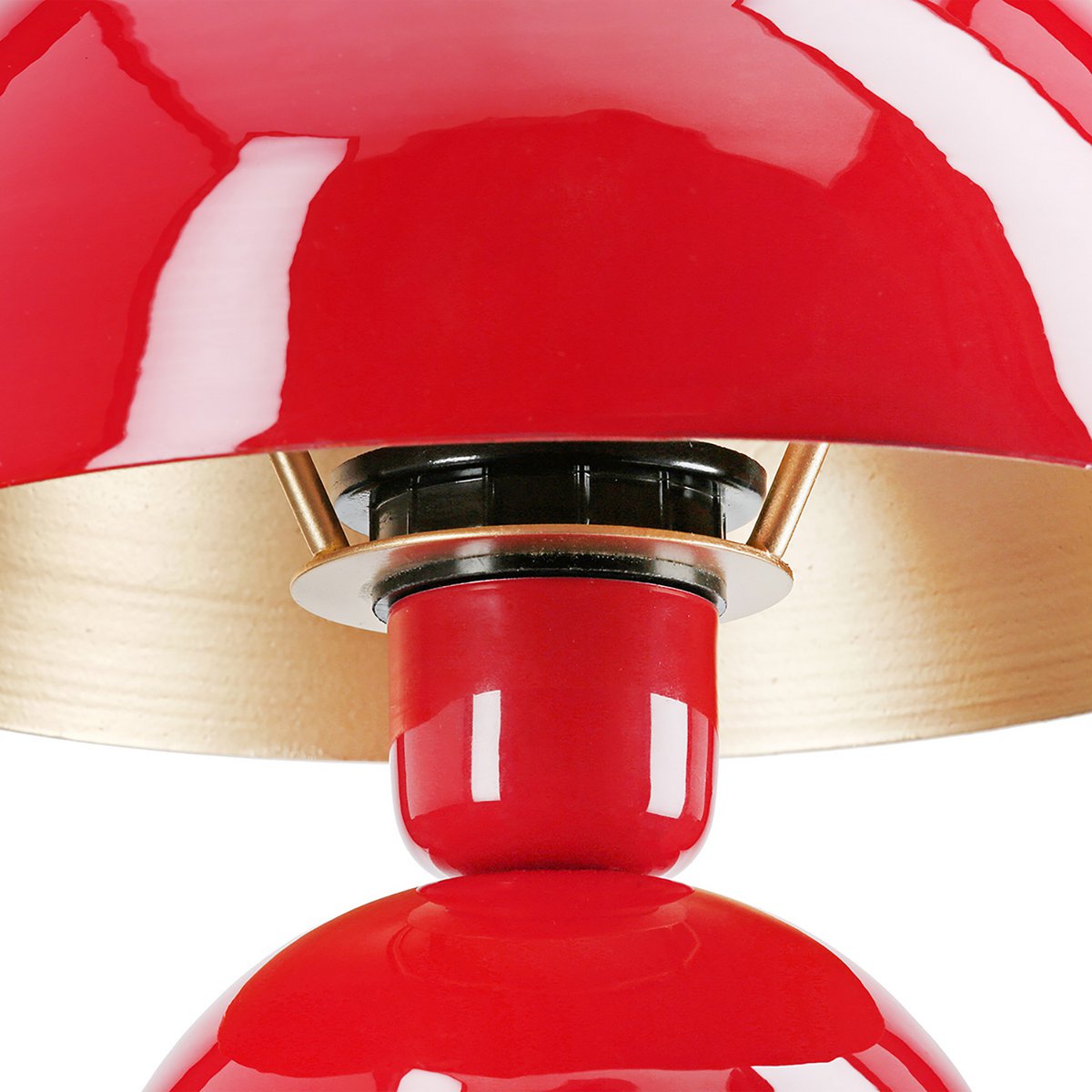 Lampe à poser Lounge, rouge H.30 cm