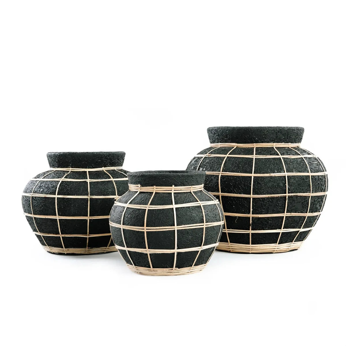 Vase Le Ventre - Noir Naturel - L