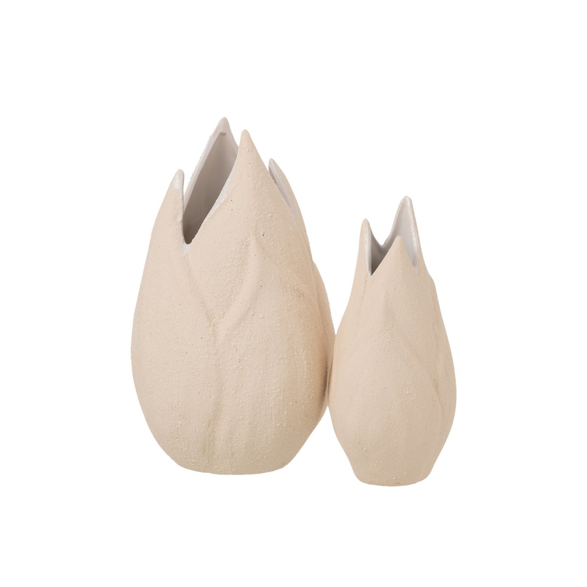 Vase J-Line Sable - céramique - beige - grand