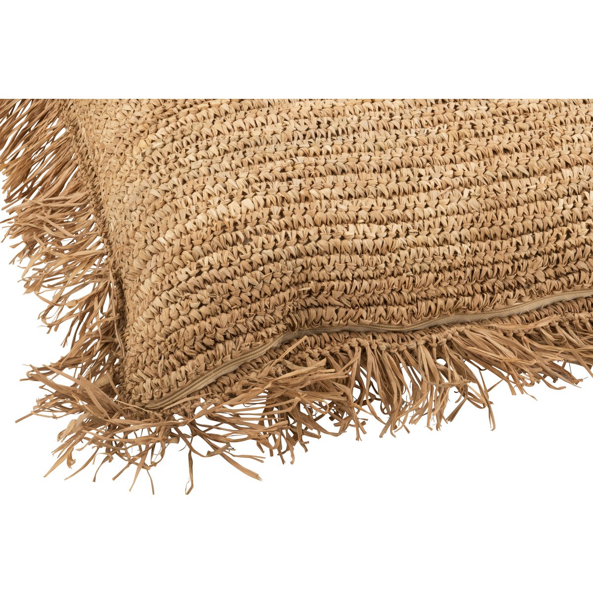 Coussin J-Line Square - jute - naturel - grand
