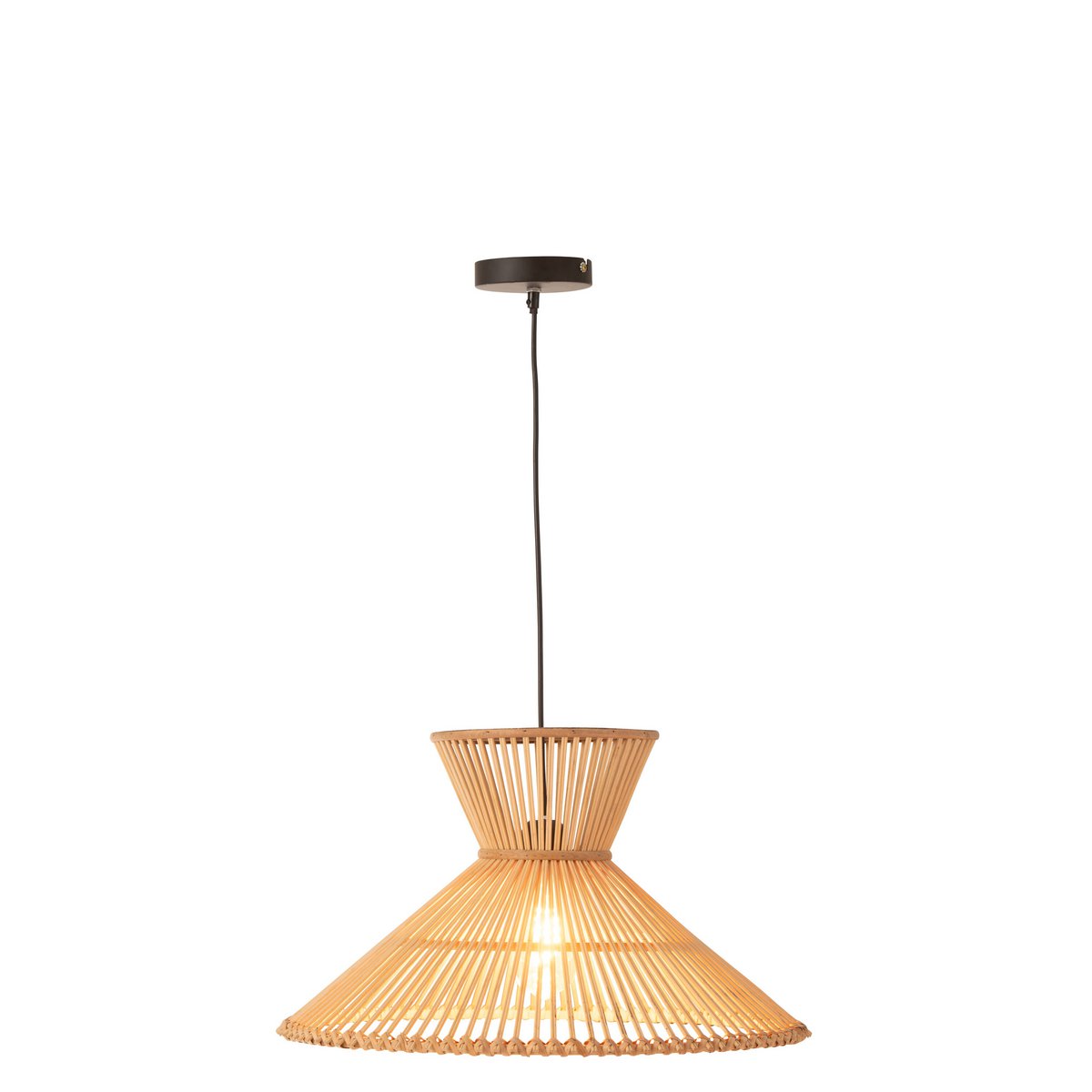 Lampe J-Line Layers - bambou - naturel - petite