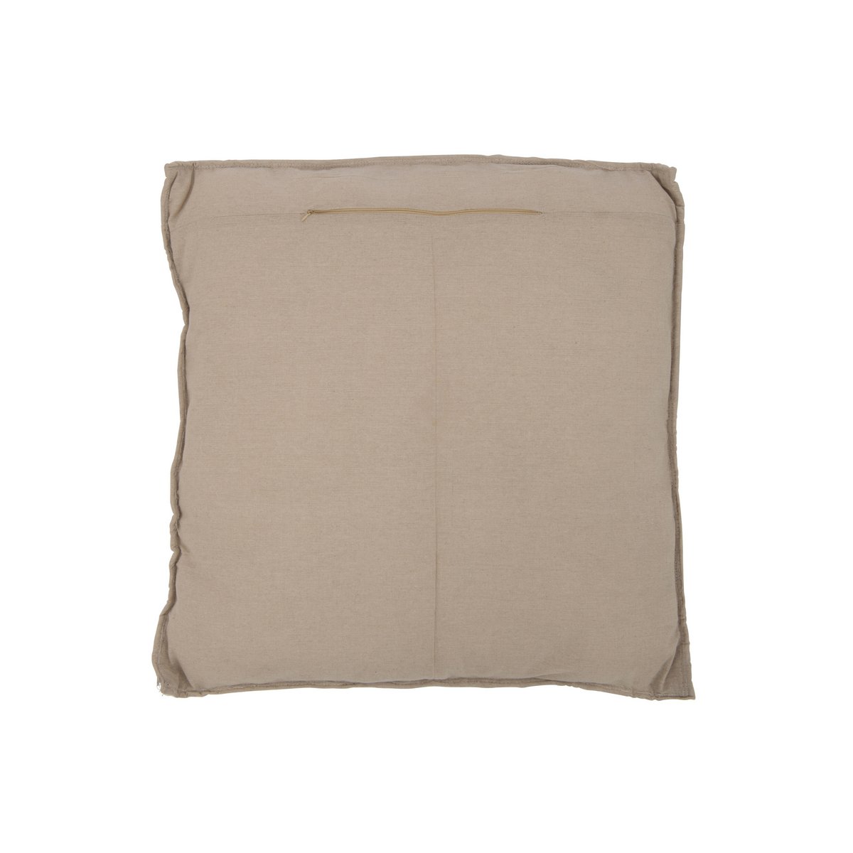 Coussin J-Line Square 1 Side - osier/textile - naturel - grand