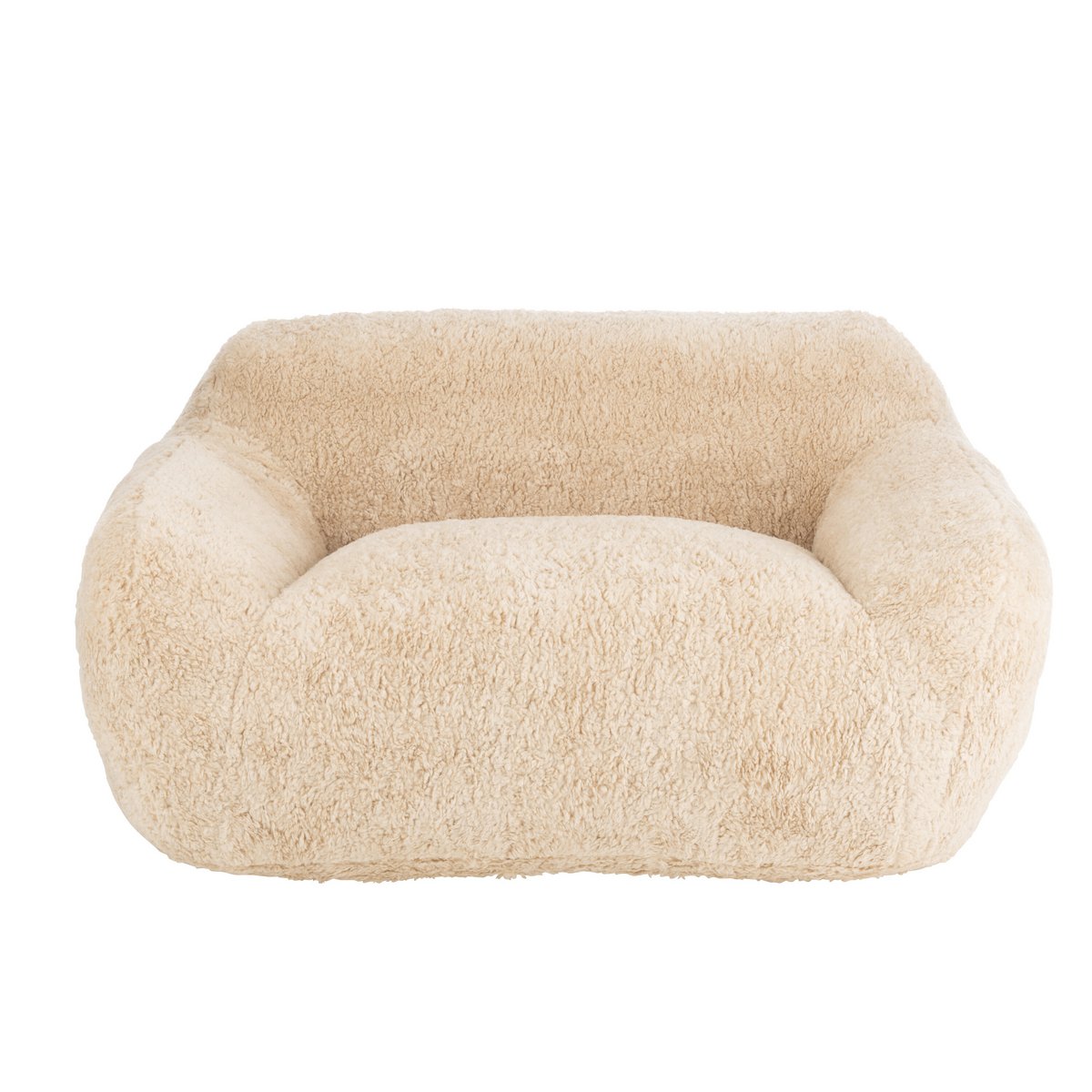 J-Line Canapé Shearl Polyester Crème Grand