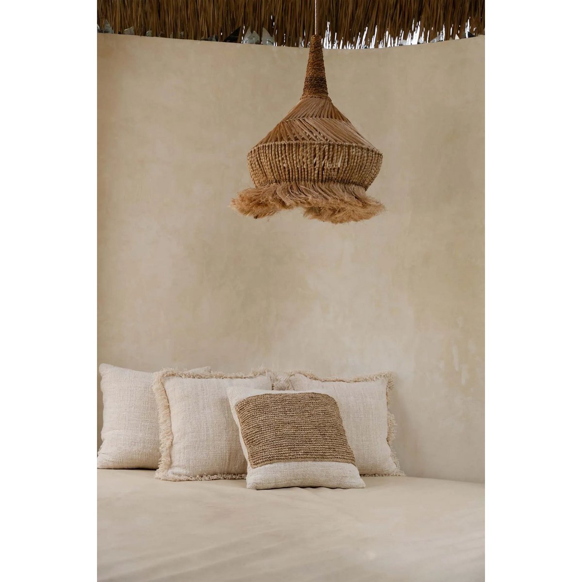 Le Pendentif Hippie Tipi - Naturel - L
