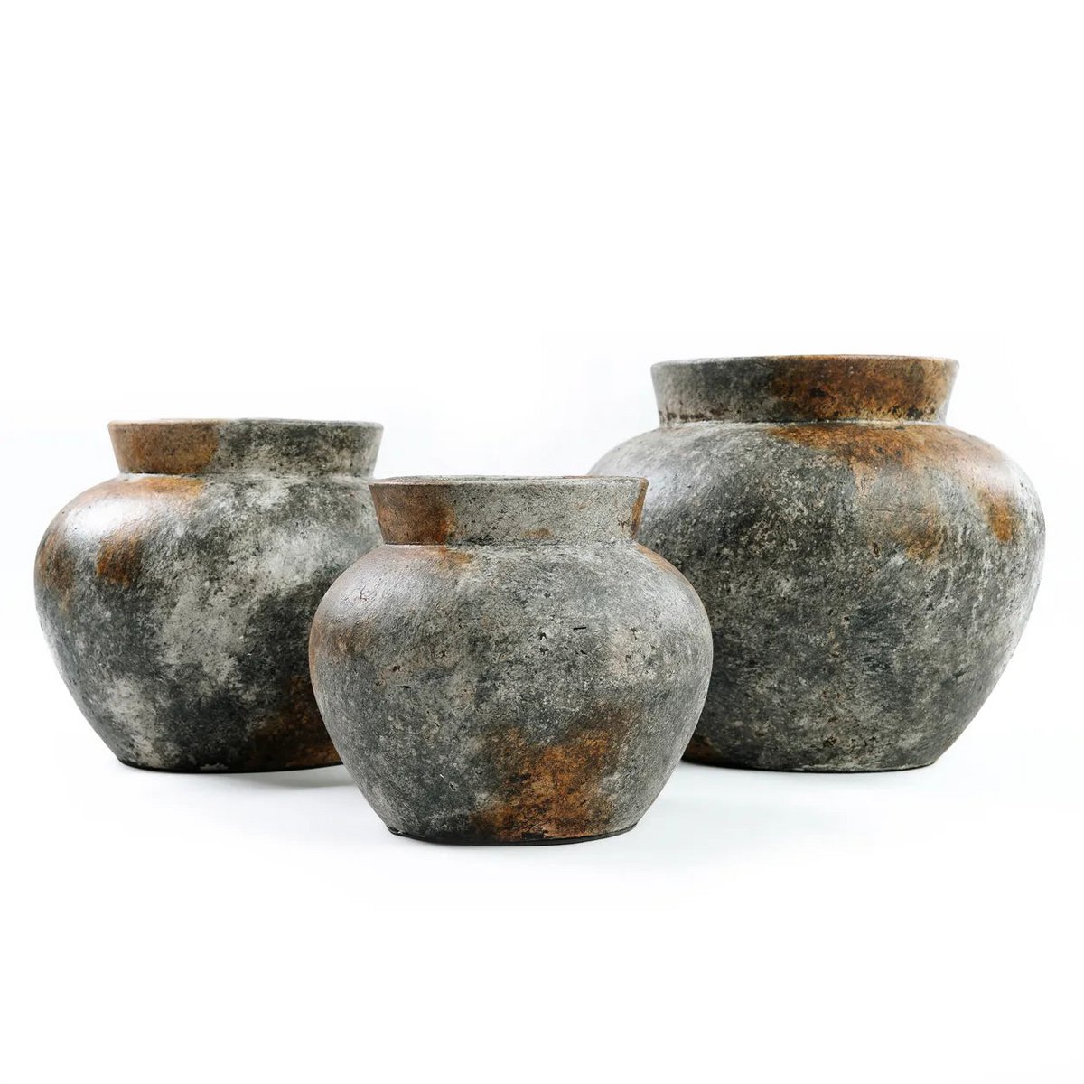 Le Vase Funky - Gris Antique - L