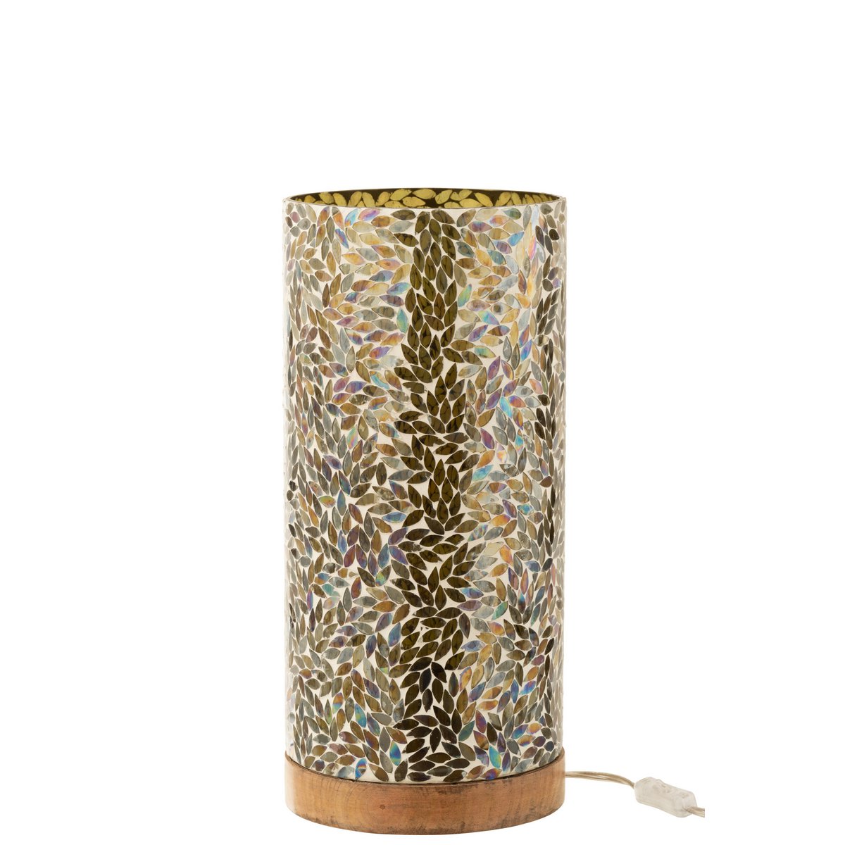 Lampe de table J-Line Mosaic - verre - vert - grand