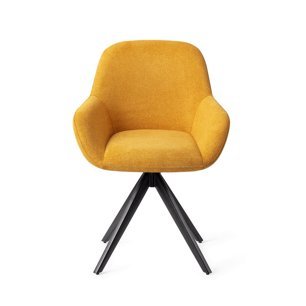 Jesper Home Kushi Chaise de Salle à Manger Tourner Noir