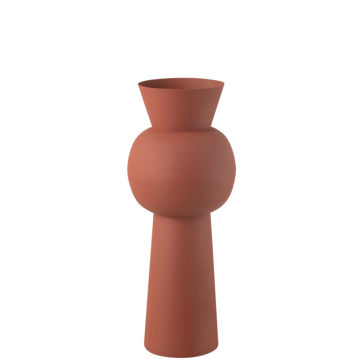 Vase J-Line Nala - fer - rouille - moyen - 51,5 cm de haut
