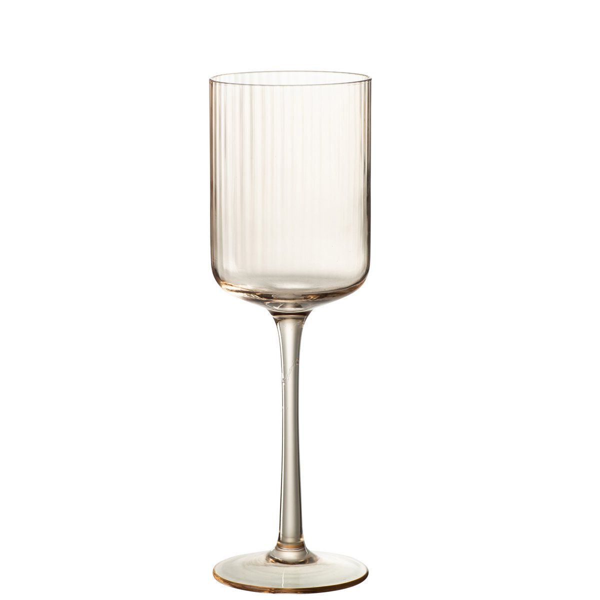 Verre à vin J-Line Ralph - verre - orange/rouille