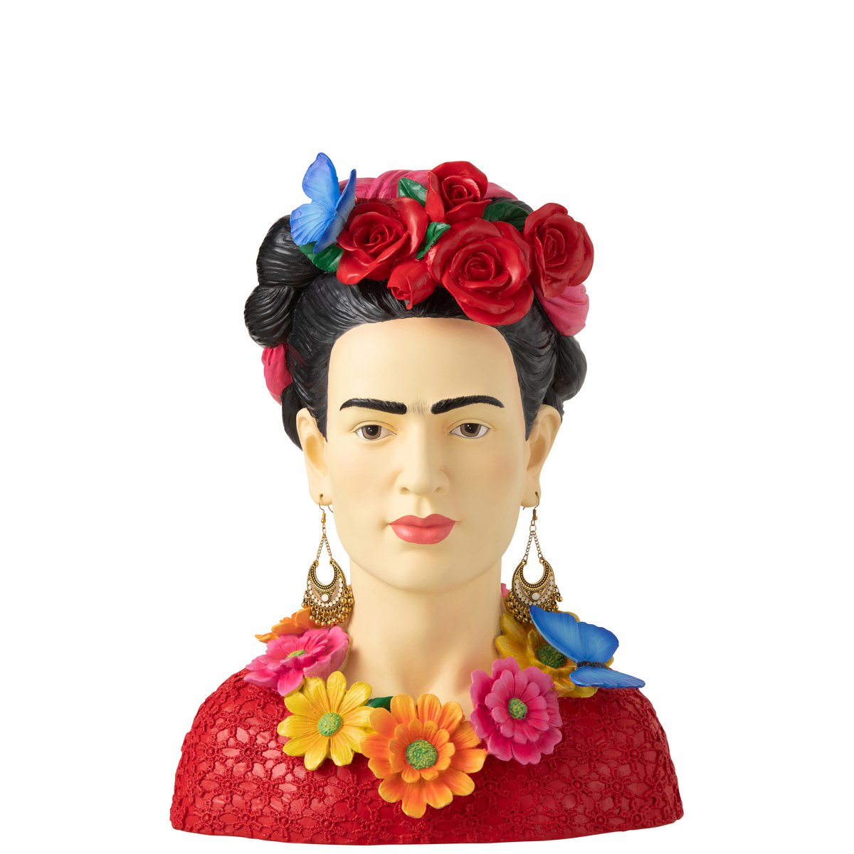 J-Line Buste Frida Kahlo Polyrésine Large