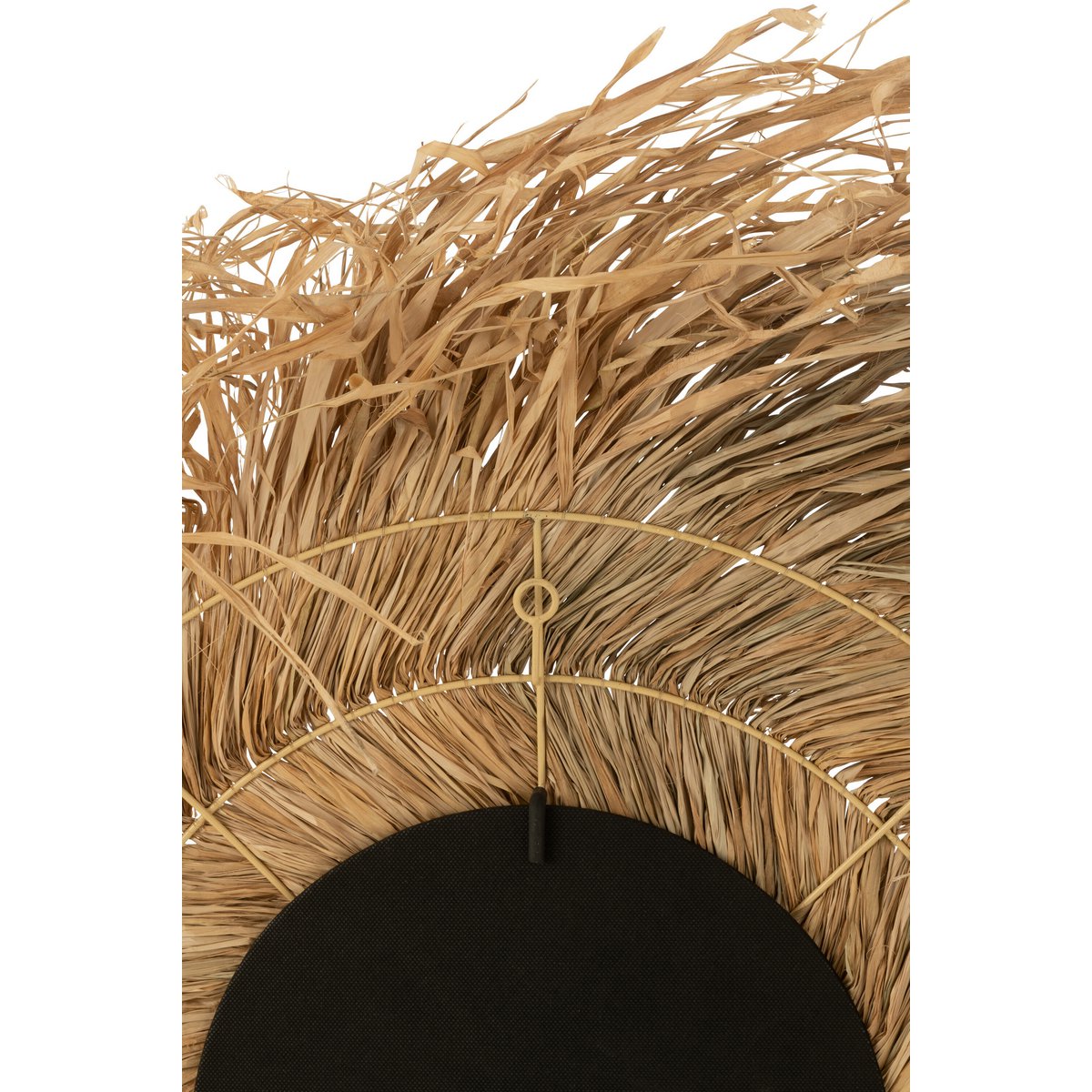J -line Mirror Round - Grass - Natural - Ø 90 cm