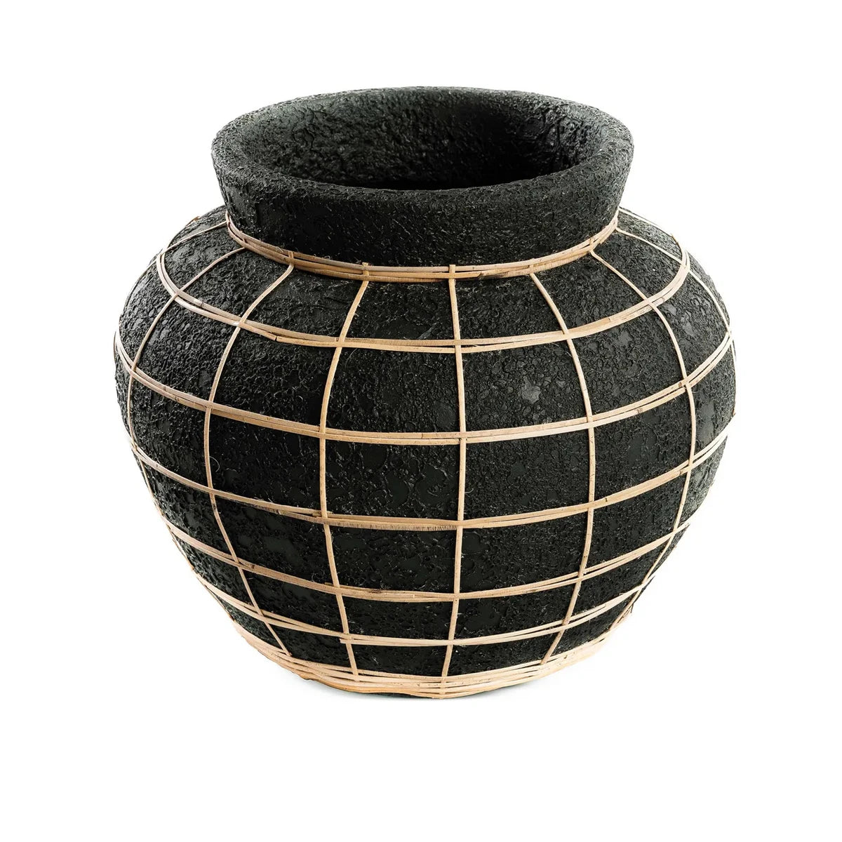 Vase Le Ventre - Noir Naturel - L