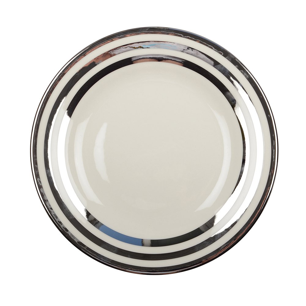 ASSIETTES CREUSE TRIPLE FILET ARGENT 23CM