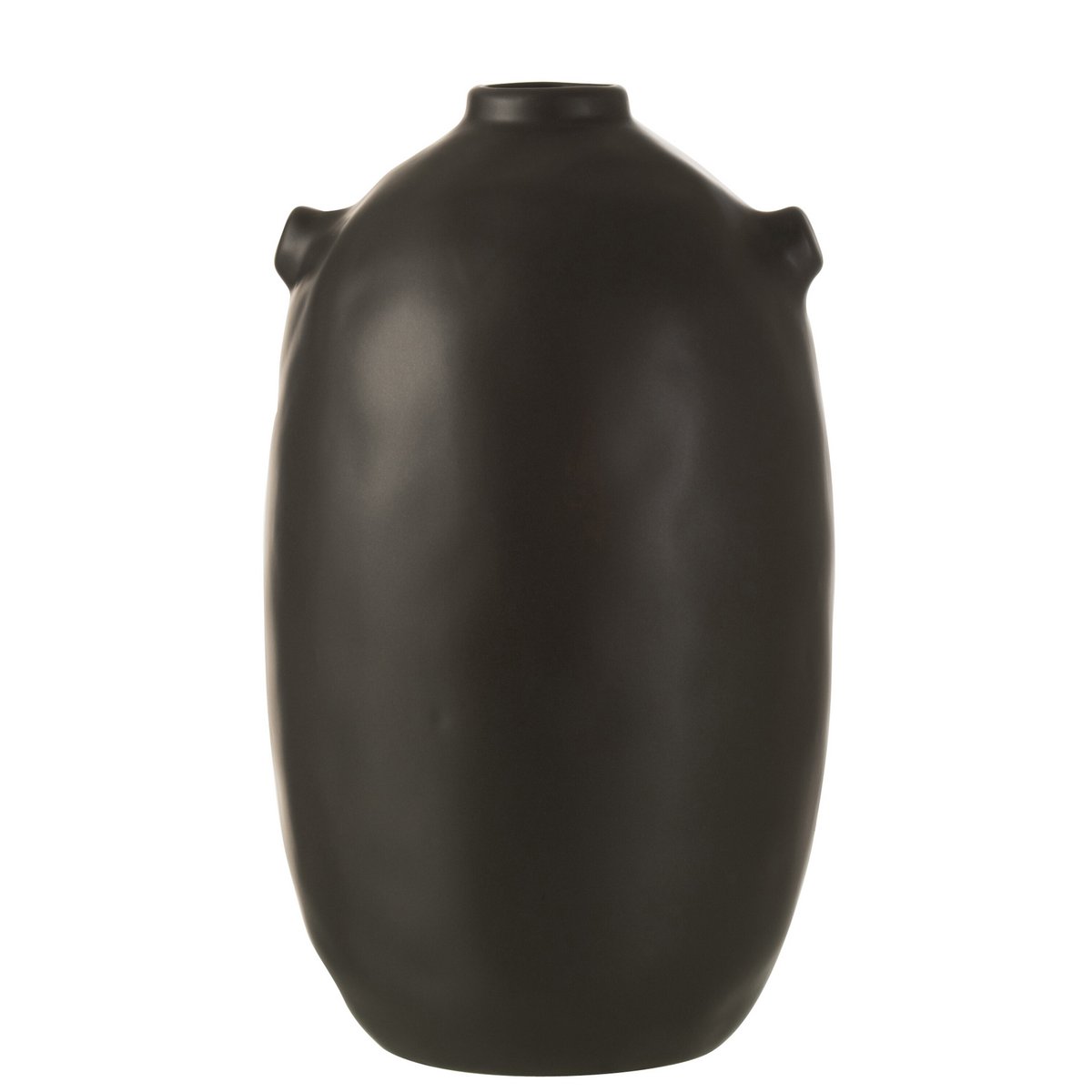 Pot de fleur J-Line Renaissance - céramique - noir