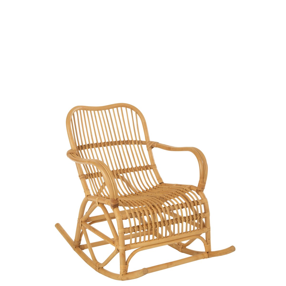 Chaise à bascule J-Line Winand - rotin - naturel