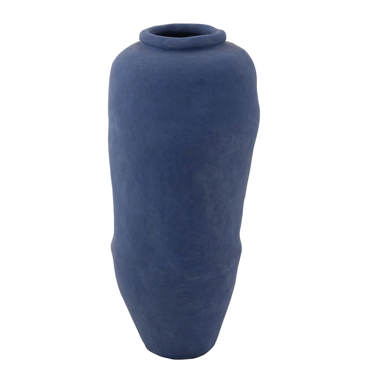 Vase J-Line Pot Lord - papier mâché - bleu