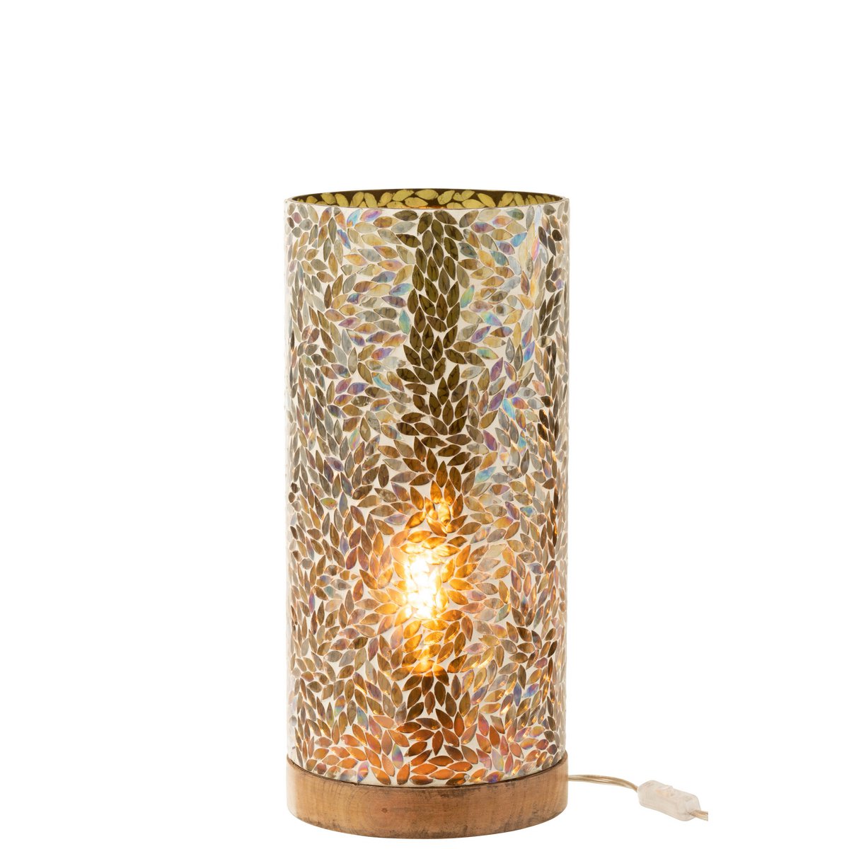 Lampe de table J-Line Mosaic - verre - vert - grand