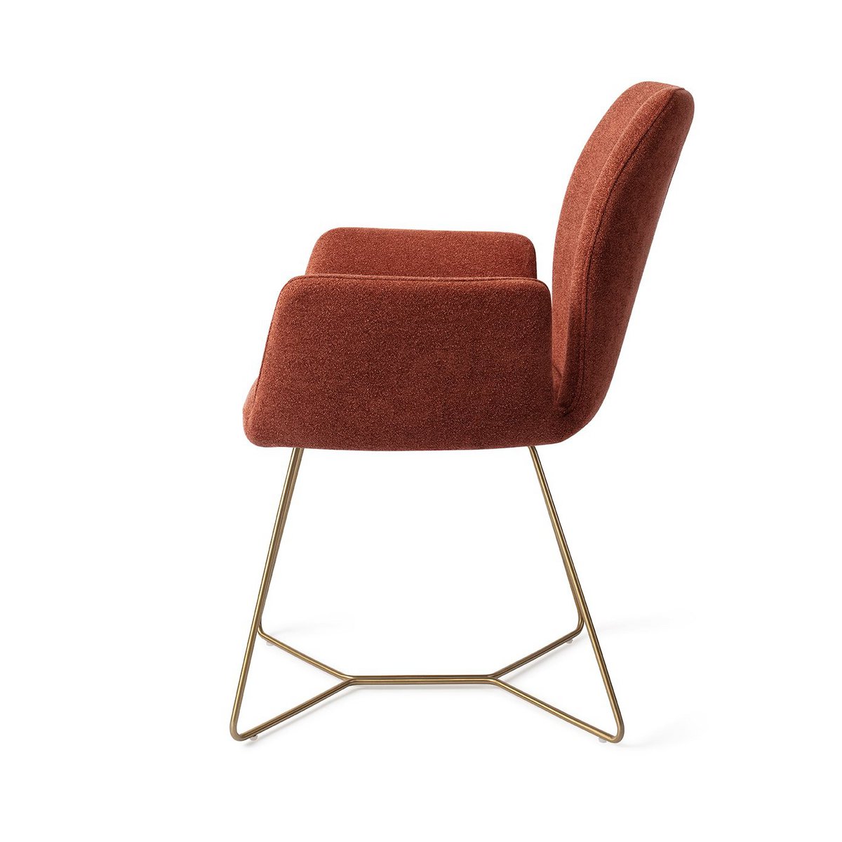 Jesper Home Misaki Chaise de salle à manger Beehive Or