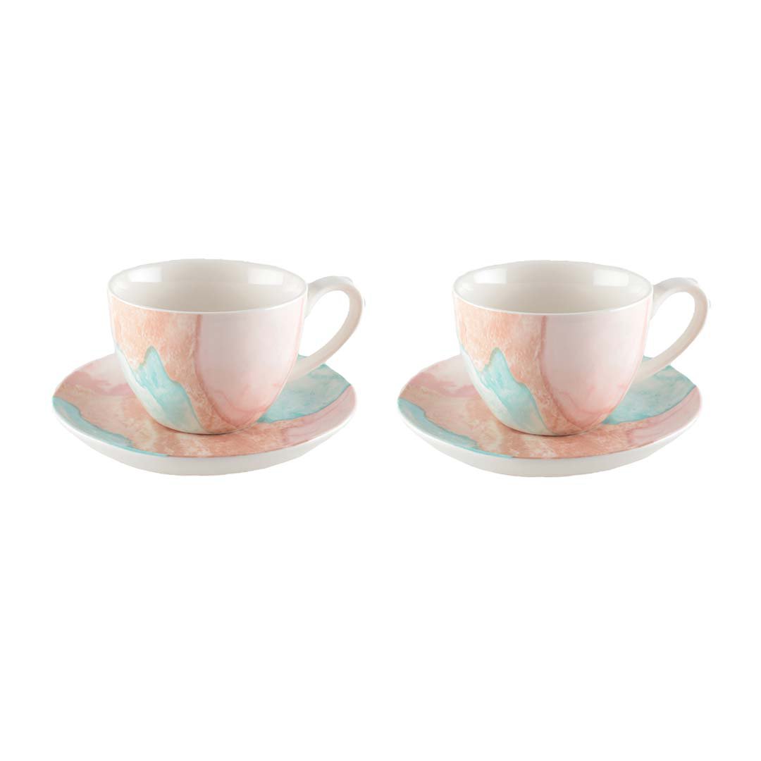 TASSE A CAFE ET SOUS TASSE - TREASURE MINE MIN 2 SETS