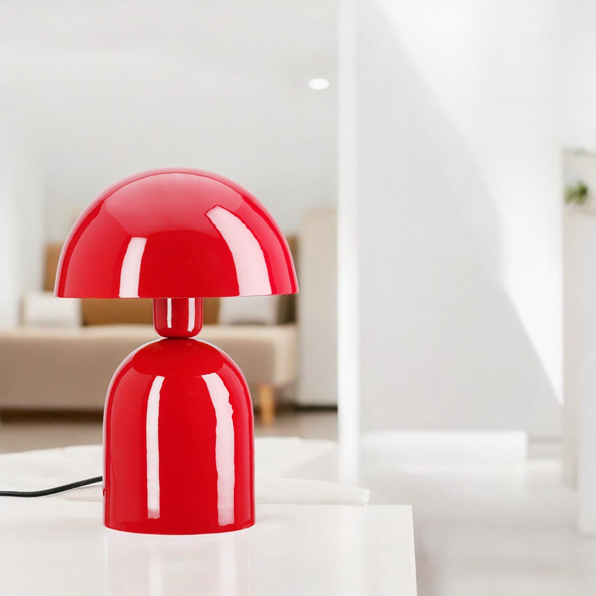 Lampe à poser Lounge, rouge H.30 cm