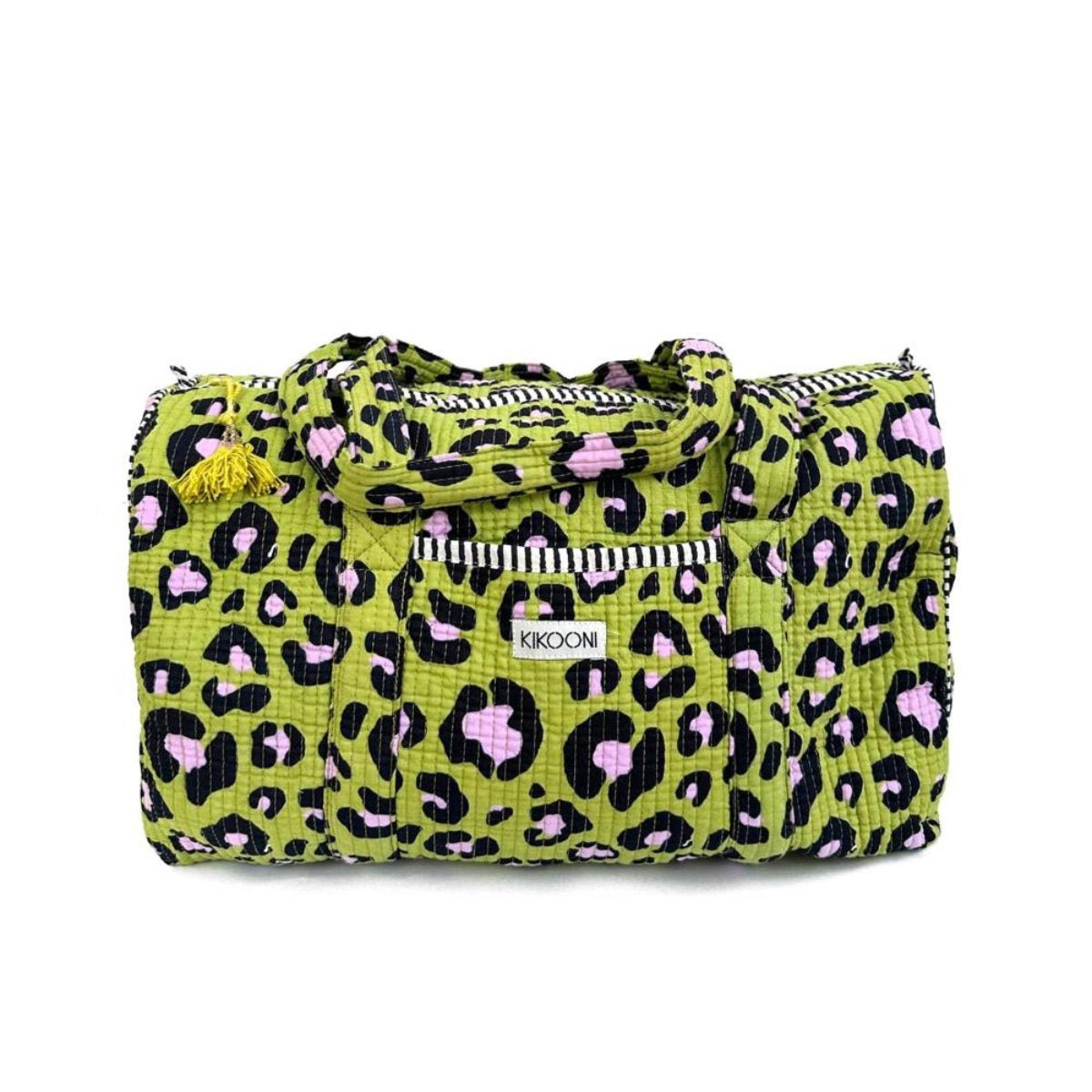 Sac en coton "Oh Leo - vert cosmique"