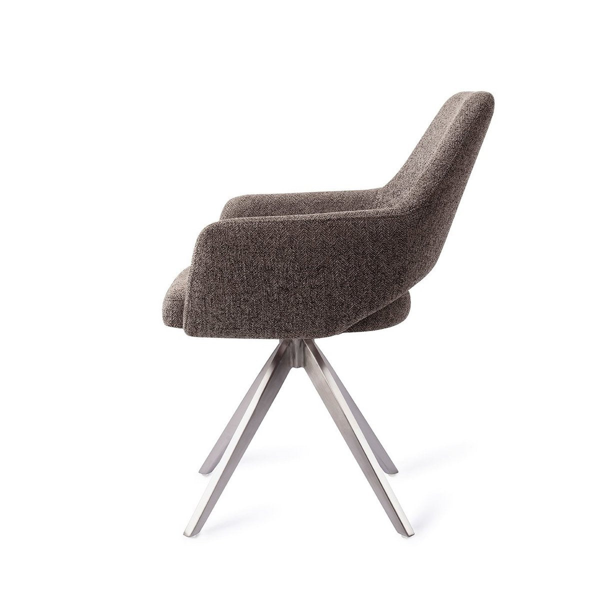 Jesper Home Yanai Chaise de salle à manger Turn Steel