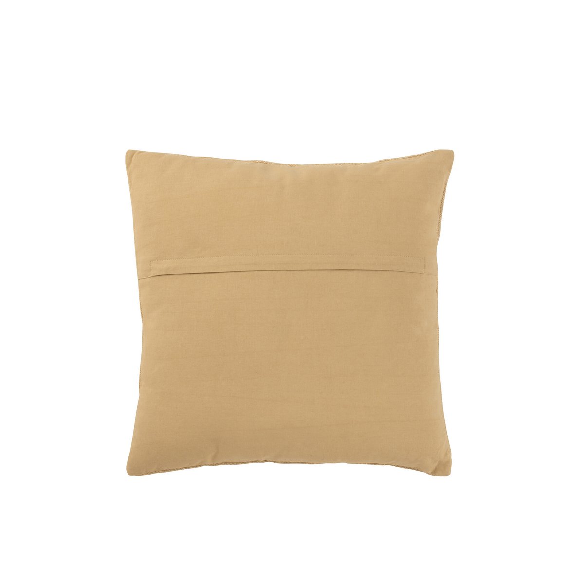 Coussin J-Line Broderie - coton - beige