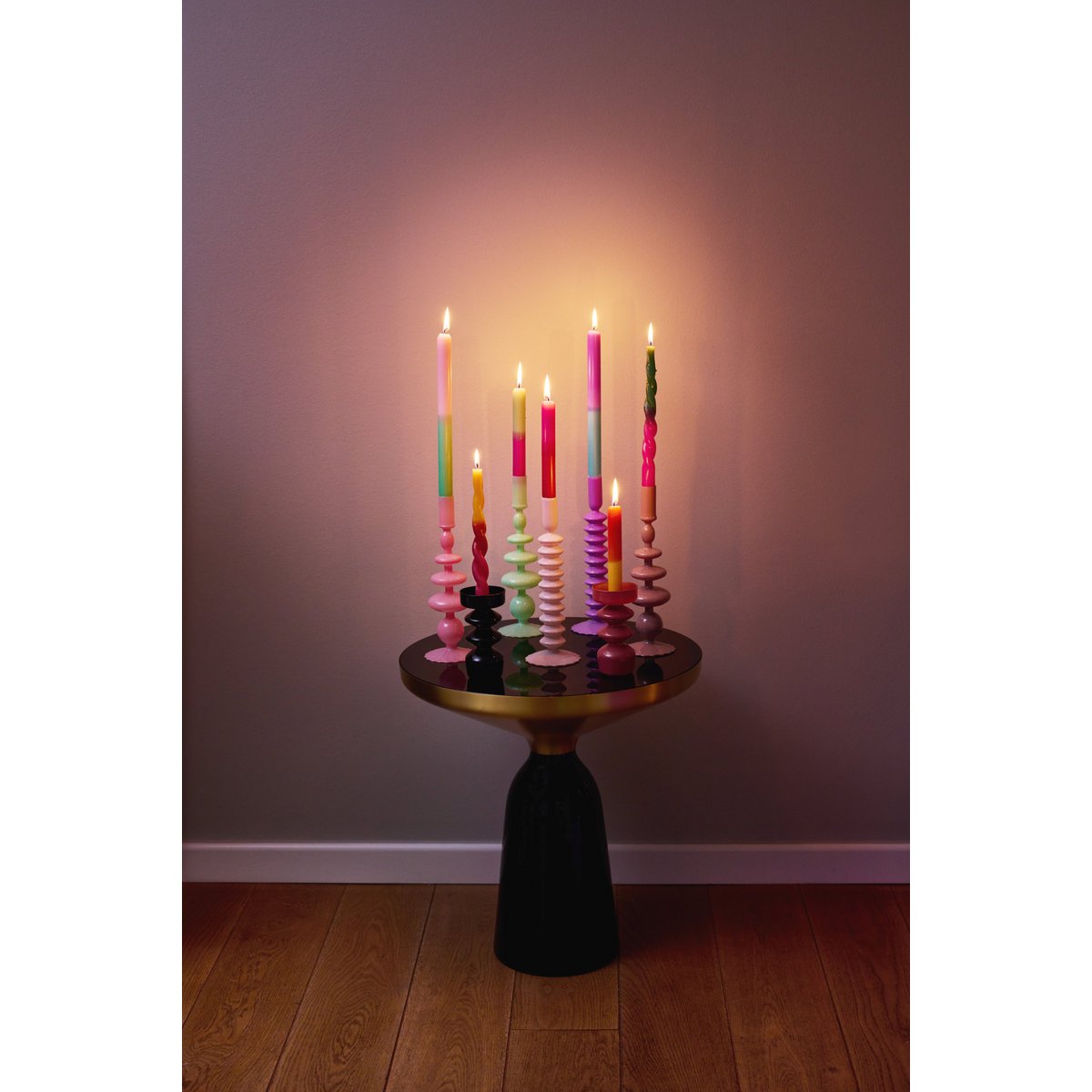 Bougeoir Verre Bulle Bubblegum