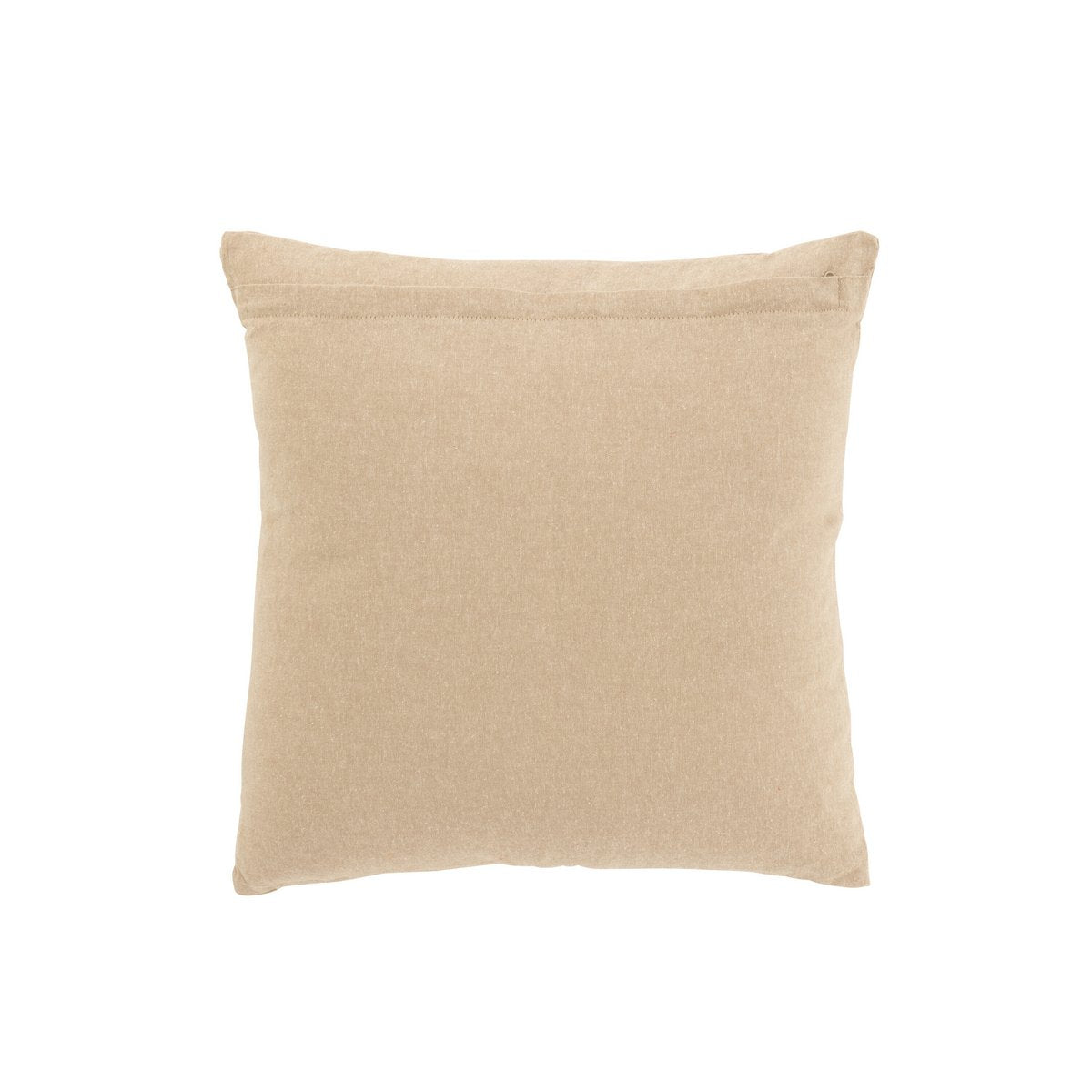 J-Line Coussin Fleur Coton Beige/Rose