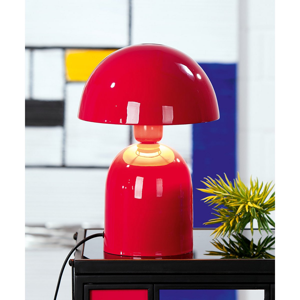 Lampe à poser Lounge, rouge H.30 cm