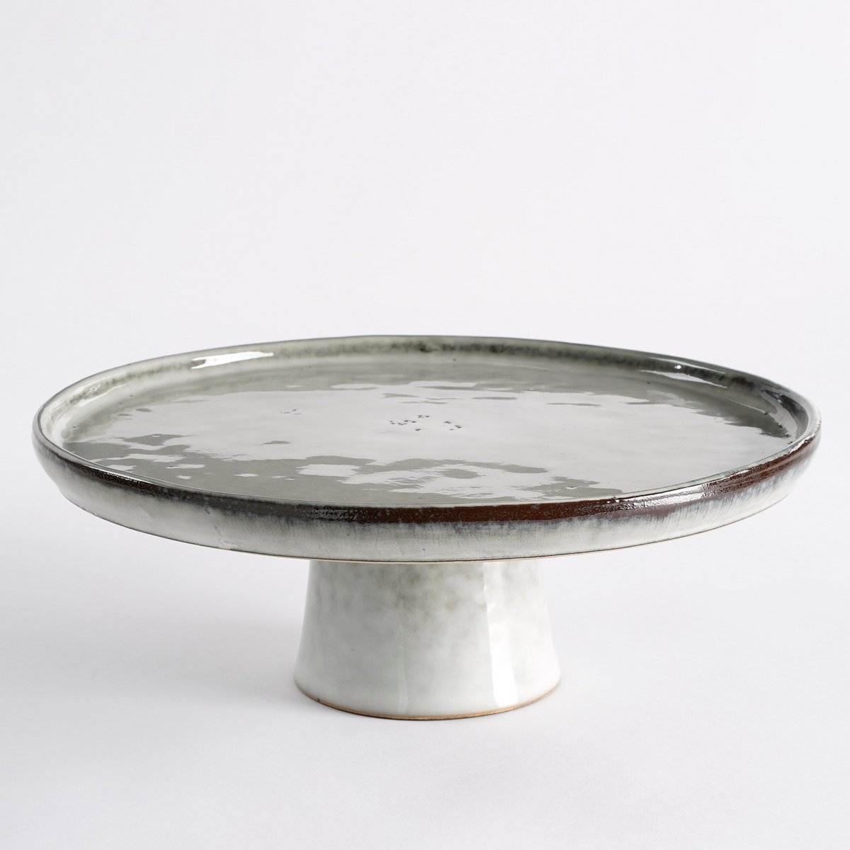 Plateau à Gâteaux Tabo - H10 x Ø27 cm - Gris