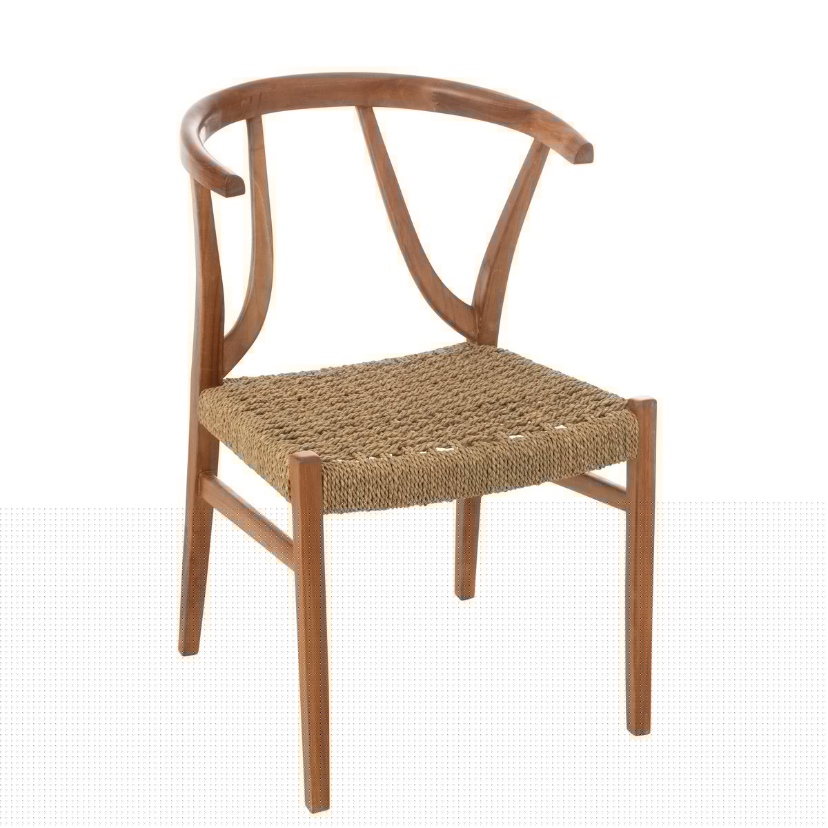 Chaise J-Line Alis Bois de Teck Naturel