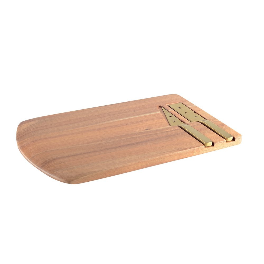PLAT A FROMAGE EN BOIS AVEC 2 COUTEAUX