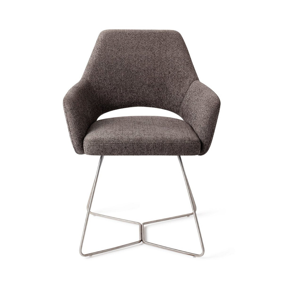 Jesper Home Yanai Chaise de salle à manger Beehive Acier
