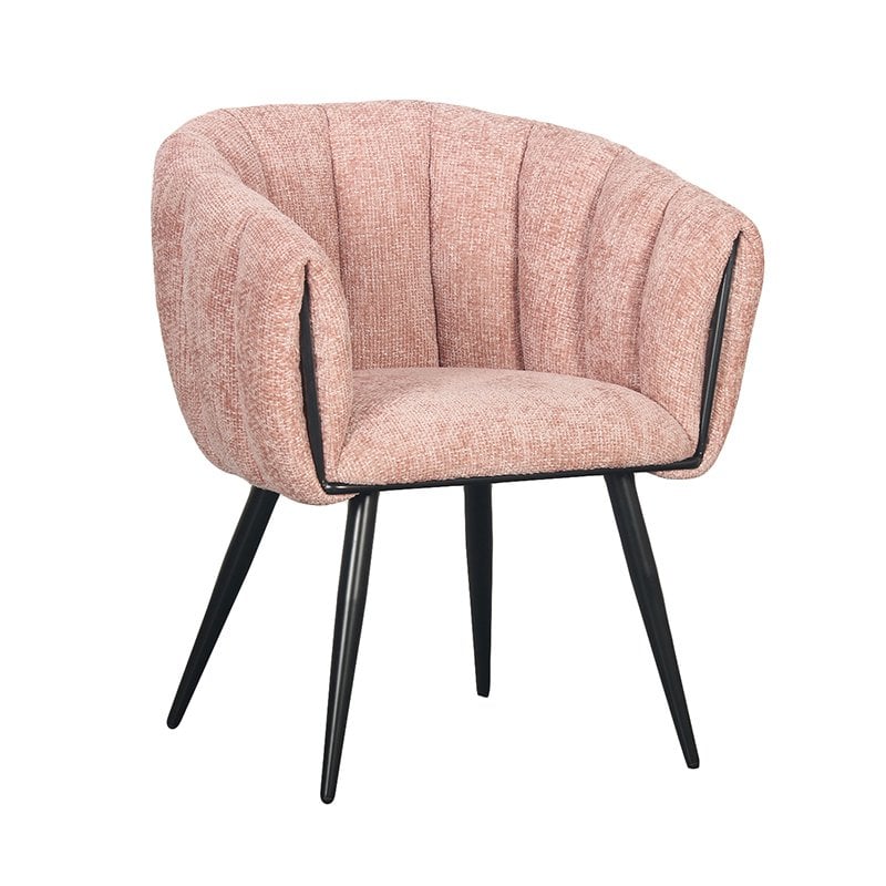 Chaise Breeze Rose Pastel (Ensemble de 2)